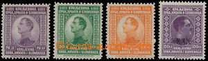 146298 - 1923-28 Mi.171-3, 220, s nápisem Kraljevina, hodnoty 8Din, 