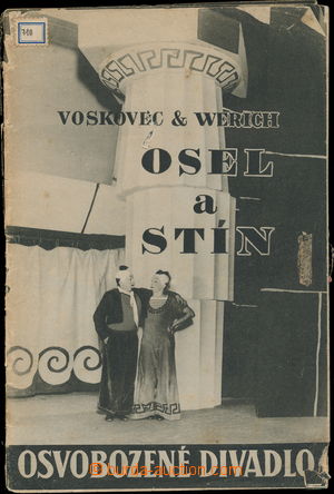 146386 - 1933 THEATRE  Voskovec & Werich, Osel and stín, Prague Free