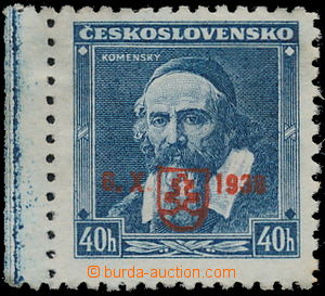 146399 - 1938 BAZOVSKÉHO PŘETISK  ZT Pof.300, Portréty 40h modrá 