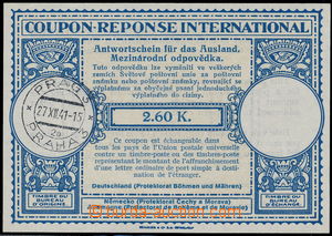 146473 - 1940 CMO4, international reply coupon 2,60K, L CDS PRAGUE 3/
