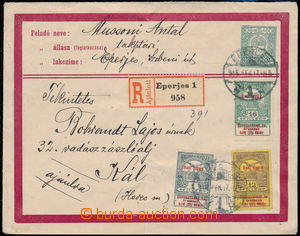 146556 - 1915 celinová obálka pro R-zásilky Štěpánská koruna 1
