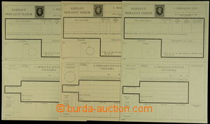146560 - 1939-40 CPH1-3, Hlinka, comp. 3 pcs of příkazních sheets,