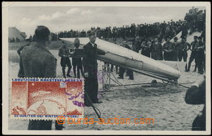 146630 - 1934 RAKETOVÁ POŠTA  pohlednice s řiditelnou raketou Zuck