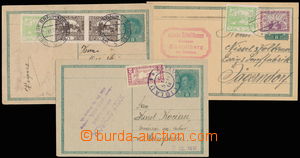146768 - 1918-9 CPŘ3, sestava 3ks předběžných rakouských dopisn