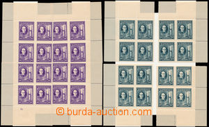 146781 - 1939 Alb.38-39X, Murgaš 60h a 1,20Ks, rohové 4-bloky tvoř
