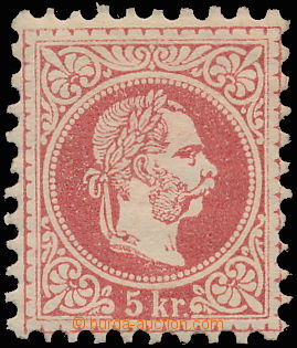 146861 -  Mi.37I, Franz Josef 5Kr červená, kat. 100€