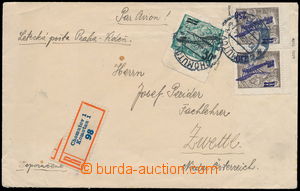 146924 - 1925 R-dopis do Rakouska vyfr. leteckými zn. Pof.L4, L6ST, 