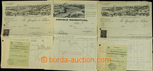 147046 - 1923 CZECHOSLOVAKIA 1918-39  comp. 3 pcs of invoices with pi
