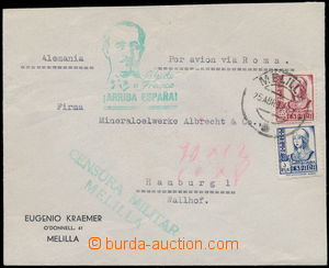 147065 - 1938 FRANKISMUS  firemní dopis do Německa s propagandistic
