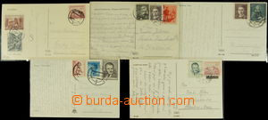 147074 - 1953 comp. 5 pcs of, from that 4 postcard (1x fold) + 1 pict