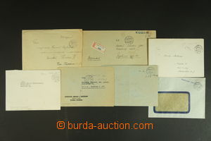 147078 - 1953 [SBÍRKY]  sestava 7ks dopisů vyplacených v hotovosti