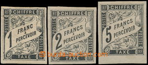 147097 - 1884 POSTAGE-DUE  Mi.PI, PII, PIII, unissued issue postage-d