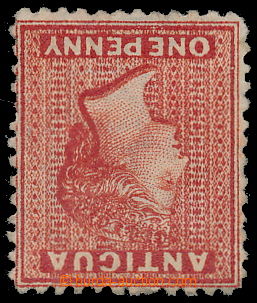 147131 - 1872 SG.14w, Královna Viktorie 1P jasně červená, bez lep