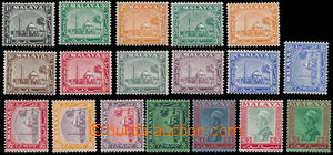 147202 - 1935 SG.68-85, Mešita a sultán, série 1C-5$, kat. £1