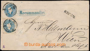 147299 - 1861 celinová obálka zaslaná jako R-dopis do Vídně vyfr