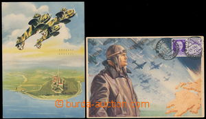147315 - 1941-42 sestava 2ks italských propagačních pohlednic, akr
