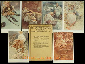 147348 - 1915 MUCHA Alfons (1860–1939), soubor 6ks pohlednic Blahos
