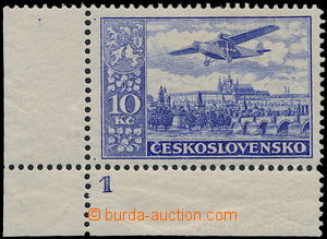 147423 -  Pof.L13a, Airmail - definitive issue 10CZK ultramarine, L t