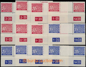 147453 -  Pof.DL1-7, DL9, DL11-14, Postage due stmp, 2-stamps detache