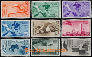 147477 - 1934 Mi.479-487, Mistrovství světa v kopané, kompletní s