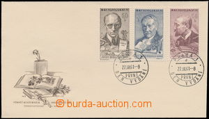147530 - 1961 FDC with stamp ORSZÁCH 60h grey-blue, type II.; cat. 3