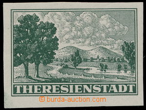 147649 - 1943 Pof.Pr1B, Připouštěcí známka Terezín, nezoubkovan