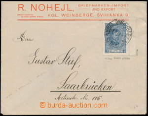 147728 -  commercial letter to Germany, with 125h with R margin and p