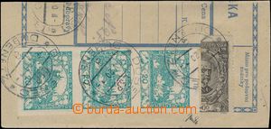 147738 - 1920 cut parcel dispatch-note franked with. outside other ha