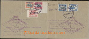 147763 - 1930 BOLÍVIE  sestava 2ks dopisů přepravených vzducholod