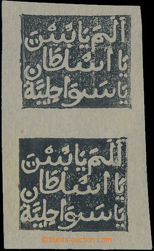 147979 - 1889 WITU PROTEKTORÁT  Suahelský sultanát, Mi.1, Tříř