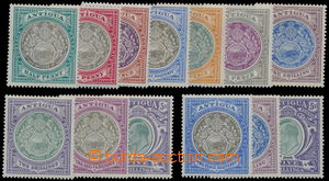 148032 - 1903-08 Mi.16-25, 29, 32, Pečeť a Edvard VII., hodnota 5Sh