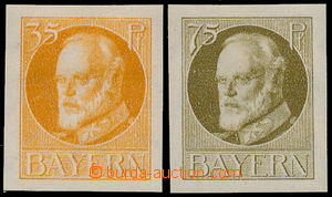 148046 - 1919 comp. 2 pcs of unissued imperforated stmp King Ludwig I