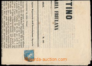 148122 - 1857 front part newspapers Bolletitino della associazione ag