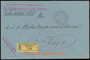 148244 - 1918 R-dopis do Prahy, DR KRIEGSGEFANGENENLAGER/ MAUTHAUSEN 
