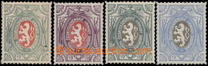 148273 -  PLATE PROOF  Pof.PP5, Charitable stamps - lion, comp. 4 pcs