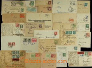 148309 - 1898-1954 [COLLECTIONS]  RAILWAY POST OFF.  collection of ca