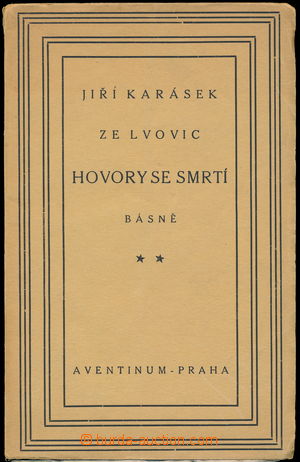 148338 - 1938 KARÁSEK Jiří ze Lvovic (vlastním jménem Josef Kar