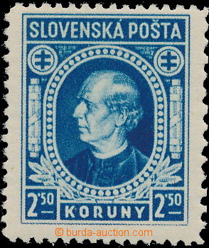 148421 - 1939 Alb.31C, Hlinka 2,50Ks modrá, ŘZ C4, zk. Gi, kat. 5.5