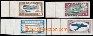 148533 - 1933 Mi.228-231B, Relief Fund, imperforated, marginal pieces