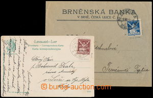 148550 - 1921 two entires with with ležmým hřebenem,1x  postcard w