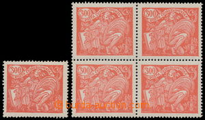 148623 -  Pof.166B, 300h red, comb perforation 13¾; : 13½;,