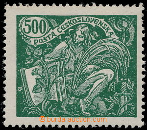 148624 -  Pof.168B, value 500h green with line perforation 13¾; 