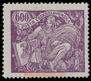 148625 -  Pof.169B, value 600h violet, line perforation 13¾; : 1