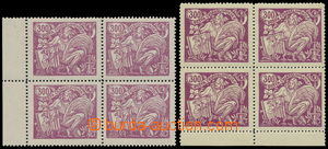 148635 -  Pof.175A, value 300h in/at marginal blocks of four, line pe