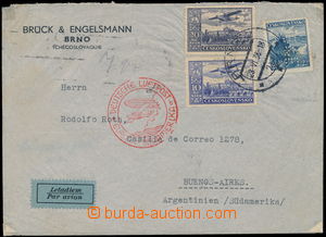 148674 - 1938 Maxa B32, firemní Let-dopis s perfinem zaslaný do Arg