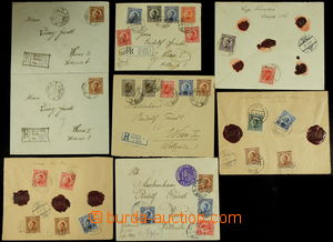 148698 - 1926-27 [SBÍRKY]  sestava 8ks dopisů, 4x jako R a 4 peně�