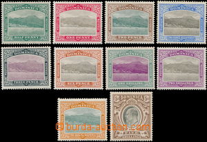 148902 - 1903 SG.27-36, Roseau a Edvard VII., kompletní série ½