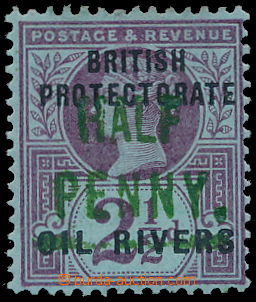 148920 - 1893 OIL RIVERS  SG.11, provisional issue for area/region Ol