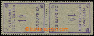 148957 - 1887 SG.72b, Nieuwe Republiek 1P, protisměrná svislá 2-p