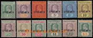 148965 - 1902 SG.110-121s, Edward VII., complete set 1C-5$, overprint